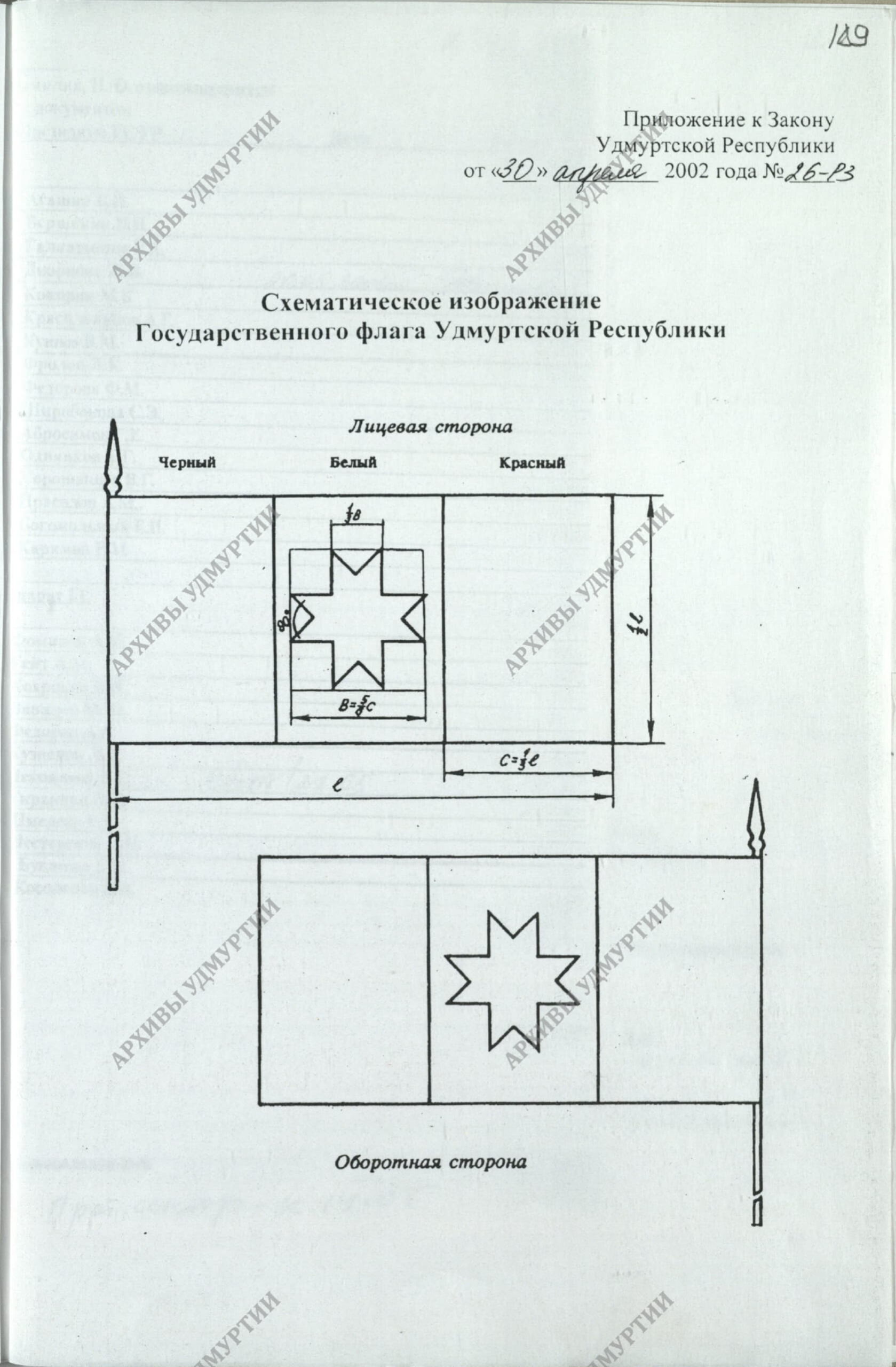 Нарисовать флаг удмуртии